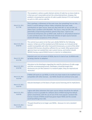 _O1"1T+1:&,(%",9"2O1'1"6":*E7,+")(?6,%"91+&,(%"(3"+()1"O69"9("?6%8"?()9"&("
                      ,&"&O6&"8(*"+6%y&"'169(%6E71"1T&'6+&"&O1"*%&(*+O1)":('&,(%9-"5%8268Z"&O1"
                      :'(E71?",9"W%(2,%G"&O6&"6":('&,(%"(3"+()1",9":*E7,+")(?6,%",3",&y9"%(&"?6'W1)"
                      69"9*+O",%"6"SDM"9(*'+1"+()1"3,71-"

           &          _O,9",9":1'O6:9"6"'13,%1?1%&"(3"&O1"?6,%",99*1Z"E*&"9(?1&O,%G"$y01"'*%",%&(---"$"
    <6'+O"LRZ"L!##&   &O,%W",&",9"2('&O"&67W,%G"&("I,7,+(%"a67718"+(?:6%,19"&O6&"O601"?6)1"
      PB#U"D<&        +(%&',E*&,(%9"&("(:1%"9(*'+1-"I(?1"6'1"(W68"2,&O"SDM"0LZ"E*&"%(&"SDM"0.o"
                      (&O1'9"O601"6":'(E71?"2,&O"<(F,776DM-"_O1",99*1",9B"&O18"911"SDM"0."('"<DM"69"
                      :(&1%&,6778"+(?:'(?,9,%G"2O6&101'":6&1%&9"&O18"O601-"$"26%&"&("911"
                      +(??1'+,67"1%&1':',919":,+W"*:"H5I5"+()1Z"E*,7)"(%",&Z"9177":'()*+&9"E691)"(%"
                      ,&Z"6%)"+(%&',E*&1"E6+W-"N*&"*%,%3('?1)"9171+&,(%"(3"(:1%"9(*'+1"7,+1%919"
                      2(*7)"9&,77"O,%)1'"6++1:&6%+1"(3"&O1"9(3&26'1-"

           &          _O1"+1%&'67",99*1"911?9"&("E1"&O6&"*91'9"),97,W1"H/I5"3('"&O1"3(77(2,%G"
    <6'+O"LRZ"L!##&   '169(%9B"#g"H(&"(%1"(3"&O1"9&6%)6')"91&"(3"/II"7,+1%919Z"9(",&"9O(*7)"%(&"E1"
      PB4P"D<&        *91)Lg"$%+(?:6&,E71"2,&O"(&O1'"7,+1%919.g"[%%1+1996'8Z"69"9(?1"(3"&O1"(&O1'"
                      9&6%)6')"/II"7,+1%919"9O(*7)"E1"9*33,+,1%&"3('"(*'"%11)9-"/&O1'"G(01'%?1%&"
                      6G1%+,19"O601"%(&"%11)1)"&O1,'"(2%"+*9&(?"7,+1%91Z"6%)"%1,&O1'"9O(*7)"
                      H5I54g"V60,%G"6"9:1+,67"H5I5"7,+1%91",9"6"E6'',1'"&("+(776E('6&,(%"

           &          D(&1%&,67"*91'9"6'1"%(&"626'1"(3"H/I5Z")*1"&(",&y9"76+W"(3"*91-"I("H/I5"1%)9"
    <6'+O"LRZ"L!##&   *:"E1,%G"6"E6'',1'"&("6)(:&,(%-"
      PB;;"D<&

           &          K)*+6&,(%"&("&O1")1017(:1'9"'1G6'),%G"&O1"%11)"3('"),9+7(9*'1"(3"+()1"*96G1"
    <6'+O"LRZ"L!##&   6%)"&O1,'"6++(?:6%8,%G"7,+1%919-"Q1017(:1'9"9O(*7)"E1"&6*GO&"&O6&"
      PB;@"D<&        ),9+7(9*'19"6'1"=*9&"7,W1"+,&6&,(%9",%"6"'1916'+O":6:1'Z"&O18"6'1"'1d*,'1)"6%)"
                      %1+1996'8l"

           &          $3"H5I5"9&,77"26%&9"&("*91"H/I5Z",&"6&"&O1"01'8"7169&"%11)9"&("E1"?(),3,1)"&("E1"
    <6'+O"LRZ"L!##&   +(?:6&,E71"2,&O"(&O1'"7,+1%919---"E*&"H/I5"9O(*7)"%(&"+(%&,%*1"&("E1"*91)-"
      RB!."D<&

           &          K)*+6&1")1017(:1'9"(%"&O1"E69,+9"(3"(:1%"9(*'+1"7,+1%9,%G"6%)",&9",?:7,+6&,(%9"
    <6'+O"LRZ"L!##&
      RB!@"D<&

           &          $"6G'11"2,&O"É&O1Ñ"9&6&1?1%&"&O6&"(:1%"9(*'+1"'171691"9O(*7)"E1"&O1")136*7&"
    <6'+O"LRZ"L!##&   (:&,(%"69"?*+O"69":(99,E71"3('"9(3&26'1")(%1"6&"H5I5-V60,%G"&O6&")136*7&"
      RB!R"D<&        (:&,(%"9&'16?7,%1)Z"2,&O"&O1"*91"(3"(%1"(3"&O1"?(9&":(:*76'"9&6%)6')"/II"
                      7,+1%919",%9&16)"(3"H/I5"2(*7)"O601"G'16&",?:6+&"H5I5"6%)"&O1"(*&9,)1"
                      2('7)"E1%13,&&,%G"3'(?"/II-"

           &          _O1"G6(7"9O(*7)"E1"&("%("7(%G1'"*91'"H/I5---"E1+6*91",&",9"%(&"6"9&6%)6')"
    <6'+O"LRZ"L!##&   7,+1%91l"
      RB#@"D<&


                                                                                                        ;R"
"
 