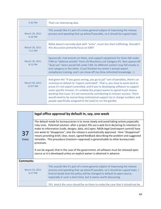 ;B4L"D<&            _O6&y9"6%",%&1'19&,%G",)16-"

             &               _O,9"9(*%)9"7,W1",&y9":6'&"(3"6"?('1"G1%1'67"9*E=1+&"(3",?:'(0,%G"&O1"'171691"
      <6'+O"LRZ"L!##&        :'(+199"6%)"9:11),%G"&O6&"*:"2O1%b,3":(99,E71Z"9(",&"9O(*7)"E1"6"G(()"&(:,+-"
        @B#@"D<&

             &               H5I5")(19%y&"%('?6778")167"2,&O"}6'?9}Z"?*+O"7199"&O1,'"&'633,+W,%G-"IO(*7)%y&"
      <6'+O"LRZ"L!##&        &O,9"),9+*99,(%":',?6',78"3(+*9"(%"K5>X"
        UB##"D<&

             &               I:6+1+'63&Z",%9&'*?1%&9"(%"&O1?Z"6%)"9*::('&"1d*,:?1%&"3('"&O1?"3677"*%)1'"
      <6'+O"LRZ"L!##&        $_5>"69"})131%91"6'&,+719}"3'(?"[I"<*%,&,(%9"M,9&"C6&1G('8"Ça-"H(%9:6+1+'63&"
        PB#L"D<&             })*67"*91}",&1?9"2(*7)"3677"*%)1'"K5>-"I("),331'1%&"+1%&1'9"?68"3677"?(9&78",%"
                             (%1"+6&1G('8"('"&O1"(&O1'-"f$"=*9&"3,%,9O1)"?8"+1%&1'y9"6%%*67"1T:('&"
                             +(?:7,6%+1"&'6,%,%GZ"6%)"$"+6%"9O(2"(33"?8"9O,%8"'13'19O1)"W%(271)G1"Bg"

             &               5%)"G,01%"&O1"},3"8(*"G*199"2'(%GZ"8(*"G("&("=6,7}"9('&"(3":1%67&,19Z"&O1'1y9"6%"
      <6'+O".!Z"L!##&        ,%+1%&,01"&(")136*7&"&("}1T:('&"+(%&'(771)}-"_O6&",9Z"8(*"O601"&("2('W"O6')"&("
        #LB!U"5<&            :'(01",&y9"%(&"1T:('&"+(%&'(771)Z"6%)",3"8(*y'1")1017(:,%G"9(3&26'1"&("9*::('&"
                             9(?1"9:1+,3,+"?,99,(%Z",&y9"*%7,W178"&O1":'(=1+&"26%&9"&("9:1%)"?*+O"?(%18"
                             2('W,%G"&O6&",99*1B",&y9"%(&"%1+1996',78"+(%&',E*&,%G"&("?,99,(%"9*++199-"_O1'1"
                             2(*7)"%11)"&("E1"(01'6'+O,%G",%9&,&*&,(%67"9*::('&"f69",%"+O6'G1"%*?E1'9"6%)"
                             :1(:71"9:1+,3,+6778"699,G%1)"&("&O1"&69Wg"&("'*%"&O1"G6%&71&-"
&




"

                 $%#+$&"CC5(%&+??-"N+$&;G&1%C+/$4&50W&)+GW&"0%&=%%F&
                 "
                 _O1")136*7&"?()1"3('"E*'16*+'6+,19",9"&("?(01"97(278"6%)"60(,)"&6W,%G"6+&,(%9Z19:1+,6778"
                 ',9W8"(%19-""D(&1%&,67"9(7*&,(%B"63&1'"6":'(=1+&"3,779"(*&"6"21E"3('?")1+76',%G",&9",%&1%&,(%"&("
                 ?6W1",&9",%3('?6&,(%"f+()1Z")19,G%9Z")6&6Z"1&+g"(:1%Z"H5I5"71G67"f6%)"1T:('&"+(%&'(7g"O601"

    .U"          (%1"211W"&("}),96::'(01}Z"1791"&O1"'171691",9"6*&(?6&,+6778"6::'(01)-""V1'1"}),96::'(067}"
                 ?16%9":'(0,),%G"E',13Z"+716'Z"1T6+&Z"9,G%1)"311)E6+W")19+',E,%G"&O1":'(E71?"6%)"9*GG19&1)"
    a(&19"       '1?1),19-""_O,9":'(+1)*'1"f,%6+&,(%ÅÅ6::'(067g",9"G1%1'67,F6E71"&("(&O1'"E*'16*+'6&,+"
                 :'(+19919-"
                 "
                 $&"+6%"E1"6'G*1)Z"&O6&",%"&O1"+691"(3"&O1"G(01'%?1%&Z"677"9(3&26'1"?*9&"E1"'171691)"(:1%"
                 9(*'+1"69",&",9")1017(:1)"*%7199"6%"1T:7,+,&"26,01'",9"(E&6,%1)",%"6)06%+1-"
                 "&
7"33%04)@&
             &               _O,9"9(*%)9"7,W1",&y9":6'&"(3"6"?('1"G1%1'67"9*E=1+&"(3",?:'(0,%G"&O1"'171691"
      <6'+O"LRZ"L!##&        :'(+199"6%)"9:11),%G"&O6&"*:"2O1%b,3":(99,E71Z"9(",&"9O(*7)"E1"6"G(()"&(:,+-"$"
        @B#U"D<&             W,%)"(3")(*E&"&O6&"&O1":(7,+8"2,77"E1"+O6%G1)"&(")136*7&"&("(:1%"9(*'+1Z"
                             19:1+,6778",%"9*+O"6"9O('&"&,?1Z"E*&",&"911?9"2('&O"),9+*99,%G-"

             &               kKI-"5%)",&"&O1"(%*9"9O(*7)"E1"(%"&O1?"&("?6W1"&O1"+691"&O6&",&"9O(*7)"%(&"E1"


                                                                                                               @4"
"
 