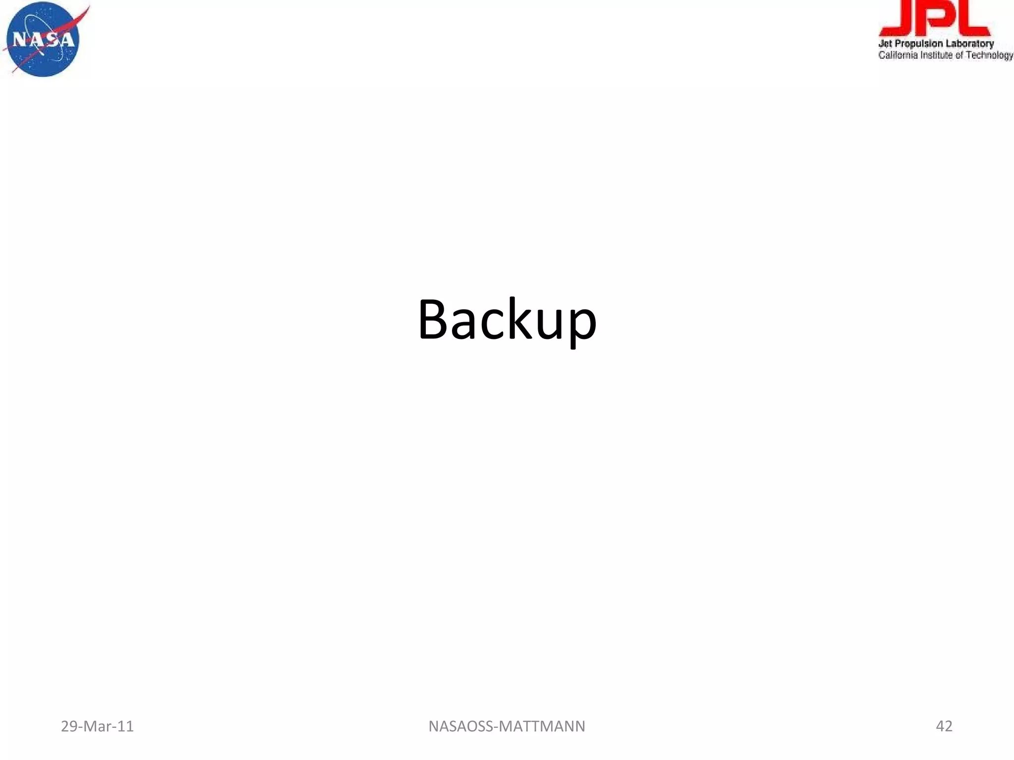 Backup 29-Mar-11 NASAOSS-MATTMANN 