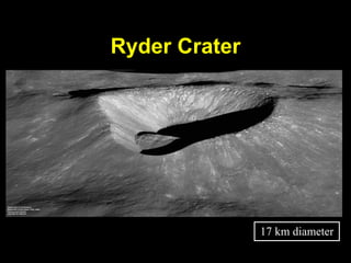 Ryder Crater
17 km diameter
 