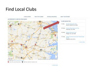 Find Local Clubs
 