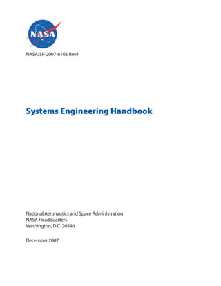 NASA Systems Engineering Handbook Rev1 | PDF