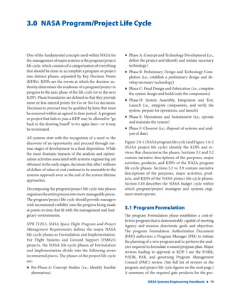 Nasa Requirements Development Process Fun NASA Systems Engineering Handbook Rev1 | PDF