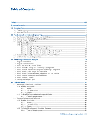 NASA Systems Engineering Handbook Rev1 | PDF