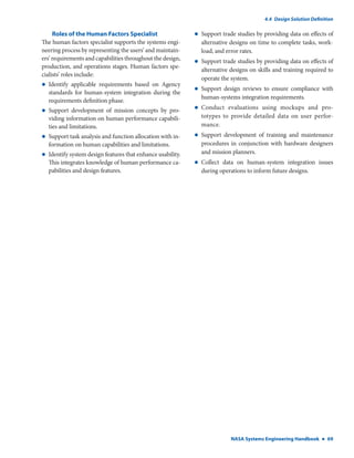 NASA Systems Engineering Handbook Rev1 | PDF