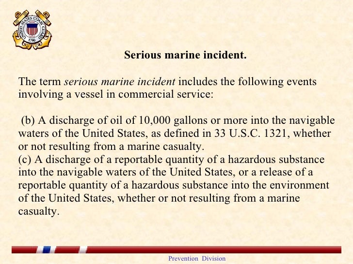 USCG Uninspected Passenger Vessel Initiative