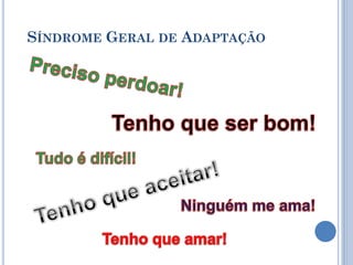 SÍNDROME GERAL DE ADAPTAÇÃO
 