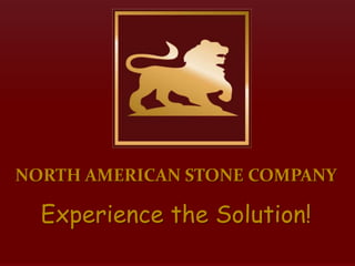 NORTH AMERICAN STONE COMPANY

  Experience the Solution!
 