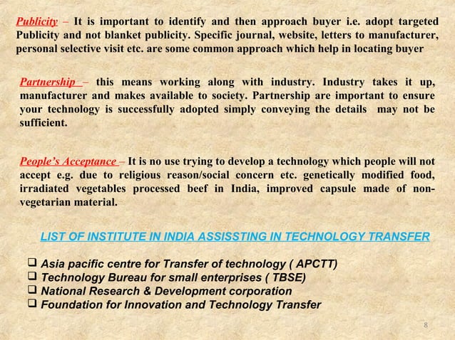 Technology Transfer In Pharma Industry