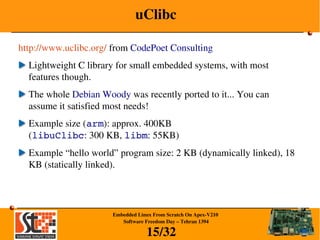 Embedded linux from scratch | PDF