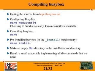 Embedded linux from scratch | PDF