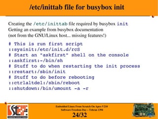 Embedded linux from scratch | PDF