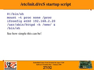 Embedded linux from scratch | PDF