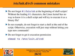 Embedded linux from scratch | PDF