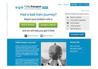 Public Transport wiki … crowd-sourced education
http://greencitystreets.com
 
