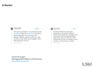 It Works!
Trevon D Logan
Distinguished Professor of Economics
Ohio State University.
 