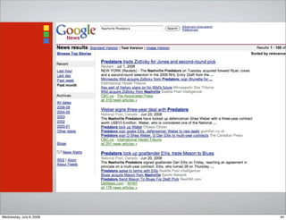 44Wednesday, July 9, 2008
 