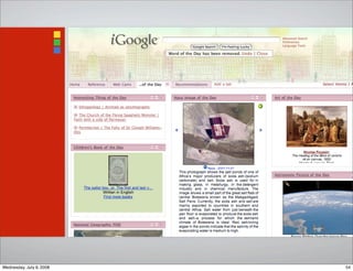 54Wednesday, July 9, 2008
 