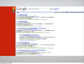 57Wednesday, July 9, 2008
 