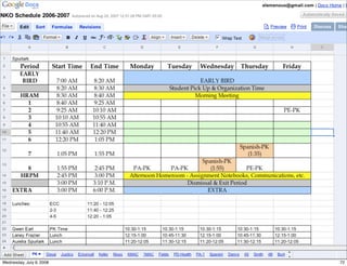 72Wednesday, July 9, 2008
 