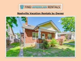 Nashville Vacation Rentals by Owner
 