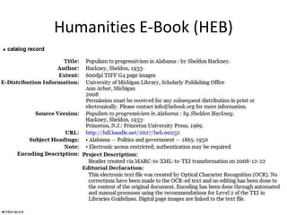 Humanities E-Book (HEB)
 