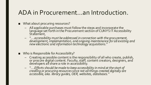 Prioritizing Accessibility In The E Resources Procurement Lifecycle