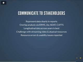  Managing the Electronic Resources Lifecycle: Creating a Comprehensive Checklist Using Techniques for Electronic Resources Management (TERMS)