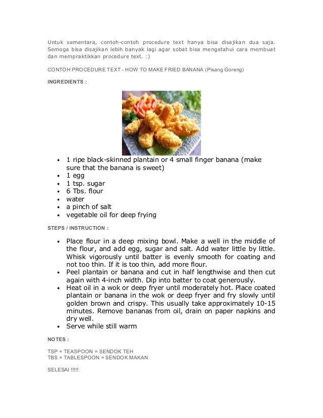 How To Make Fried Rice In Procedure Text Gallery - How To 