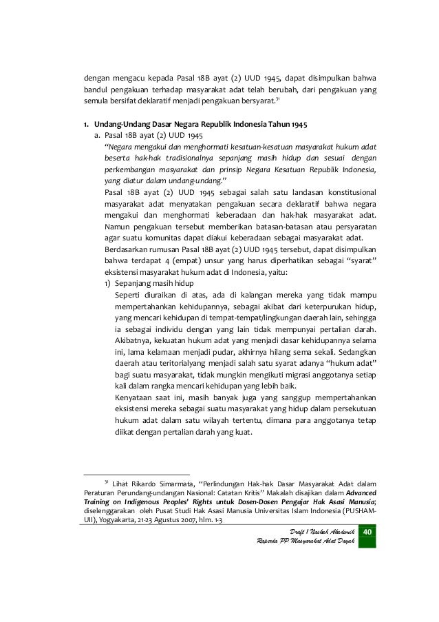 Naskah Akademik Rancangan Peraturan Daerah