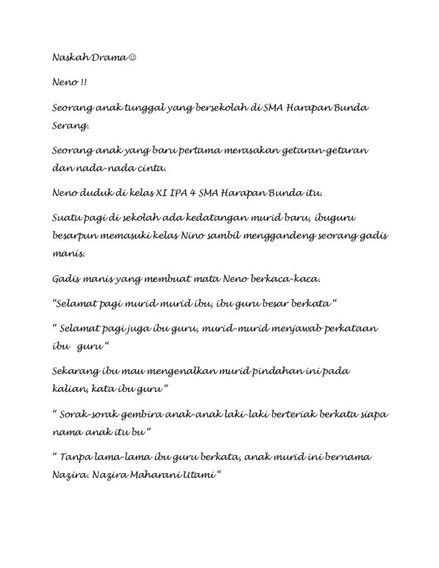 Naskah drama by Gusti Ayu Anissa Noorfaidah