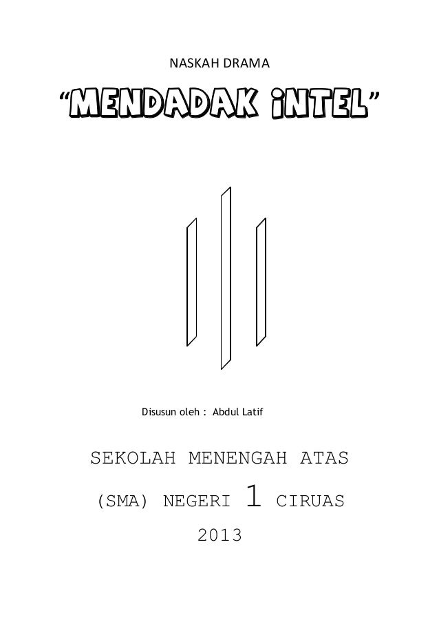 Contoh Cover Makalah Naskah Drama - Kumpulan Contoh Makalah Doc Lengkap
