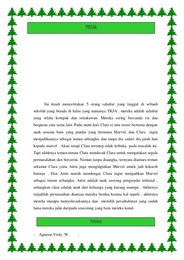 Naskah drama benalu dalam ikatan sejati sahabat