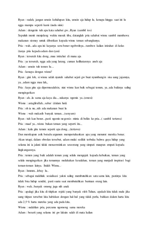 naskah drama komedi 6 orang