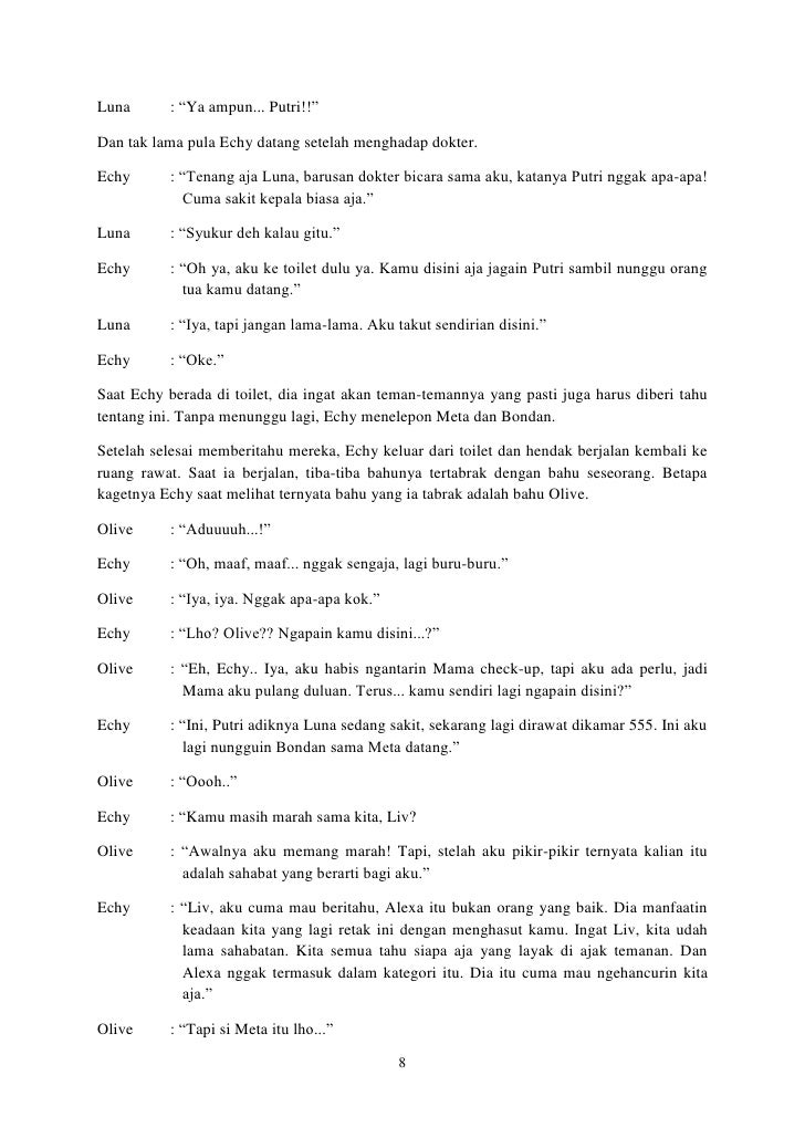 NASKAH DRAMA ARTI SAHABAT INDOSIAR NASKAH DRAMA ARTI SAHABAT INDOSIAR