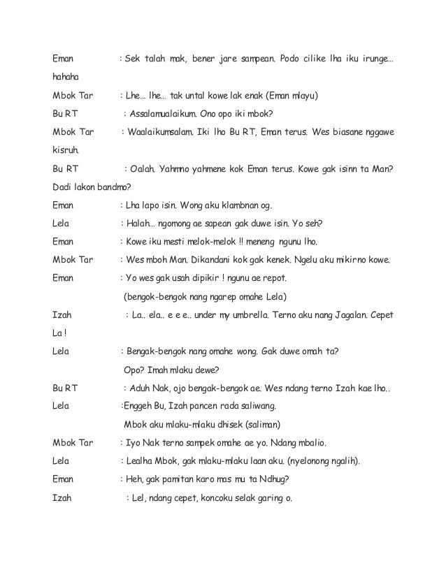 Teks Drama Bahasa Jawa 6 Orang Komedi Guru Galeri Teks Drama Bahasa Jawa 6 Orang Komedi Guru Galeri