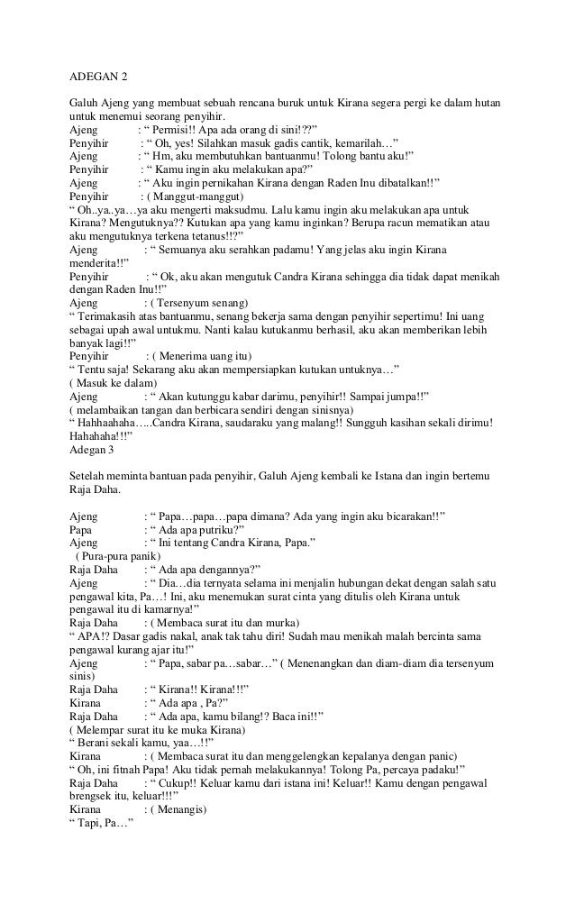 Naskah drama keong emas