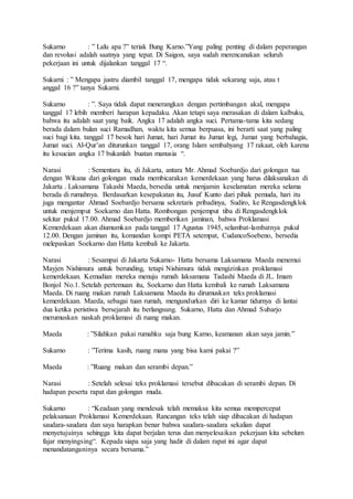 Gambar naskah sidang BPUPKI lengkap