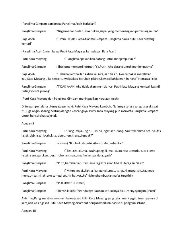 Drama Melayu Riau 6 Pemain Nasi