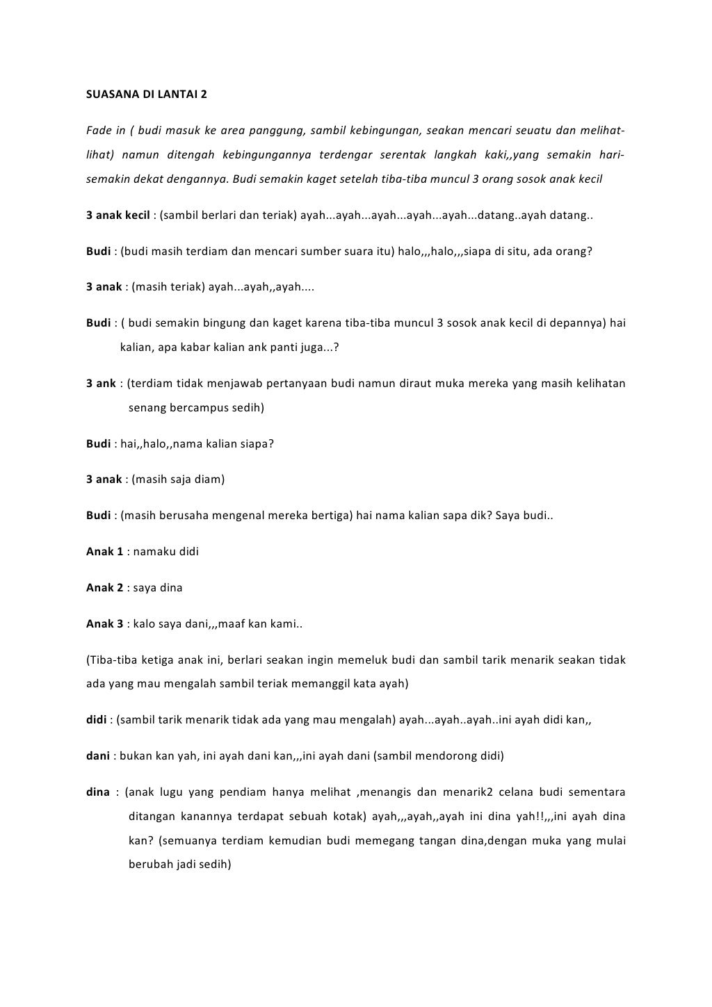 Naskah teater perahu kertas