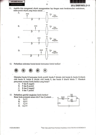 F
- _ :::.-:j::1,

I

l.

:::

..-j.

IPX$MF&[Ts;P-t3
Apabila kita mgngamati obyek menggunakan lup dengan mata berakomodas...