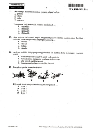 DOKTJMENNECARA
r

iltiltil

ril

ililt

ril

tillil ril

tilil tff

ilil

IPA sMPlMrs.pra
22.

Dari beberapa minuman ditem...