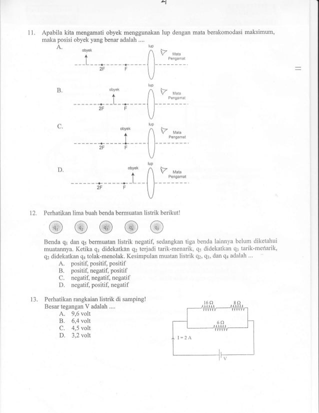 NASKAH SOAL UJIAN NASIONAL IPA SMP TAHUN 2013 PAKET-21
