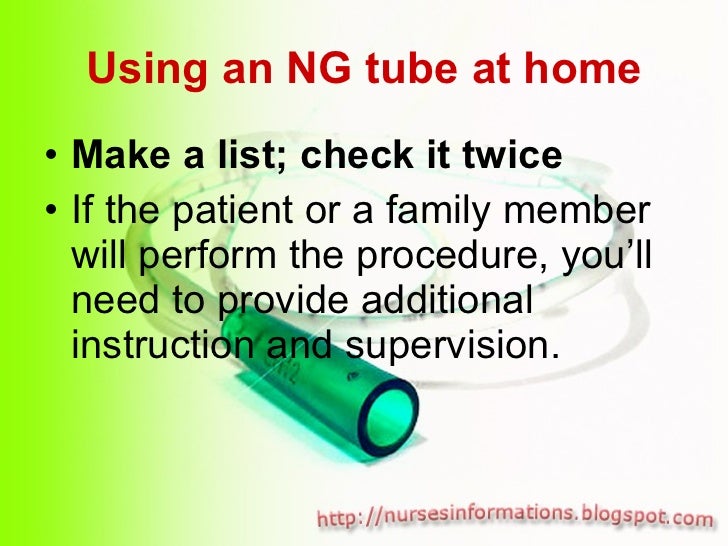 Nasogastric Tube (NGT) insertion and removal