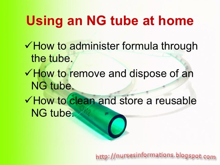 Nasogastric Tube (NGT) insertion and removal