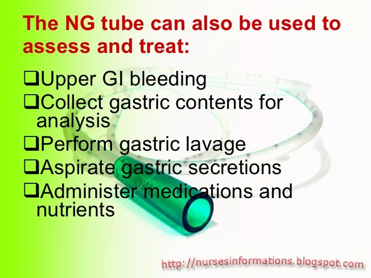 Nasogastric Tube (NGT) insertion and removal
