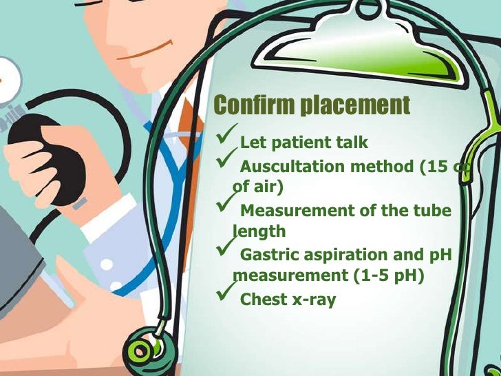 Nasogastric intubation