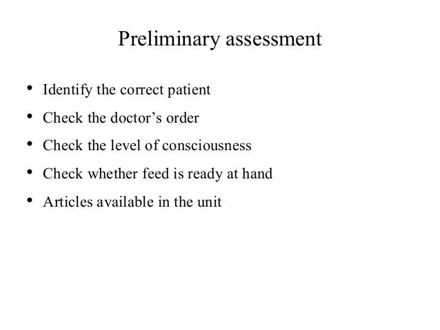 Nasogastric Intubation