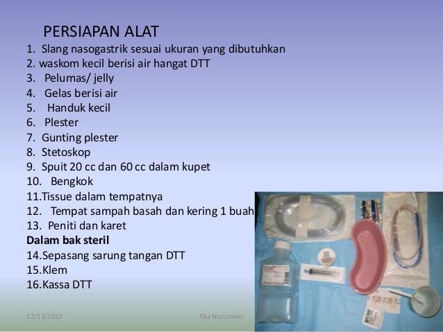 Nasogastrik tube