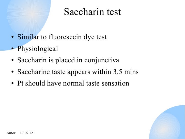 nasolacrimal system examination
